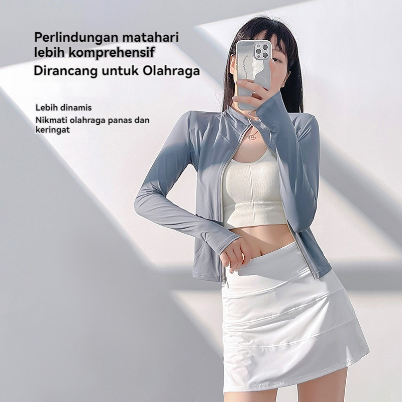 Sofyamartt Jaket Anti UV SPF 50+ - Jaket Olahraga Wanita Sofyamartt foto 5