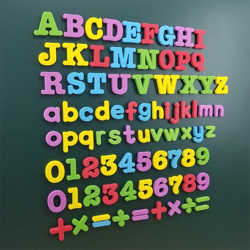 Jual Huruf Magnet Besar Kecil Angka Alphabet Alfabet | Shopee Indonesia