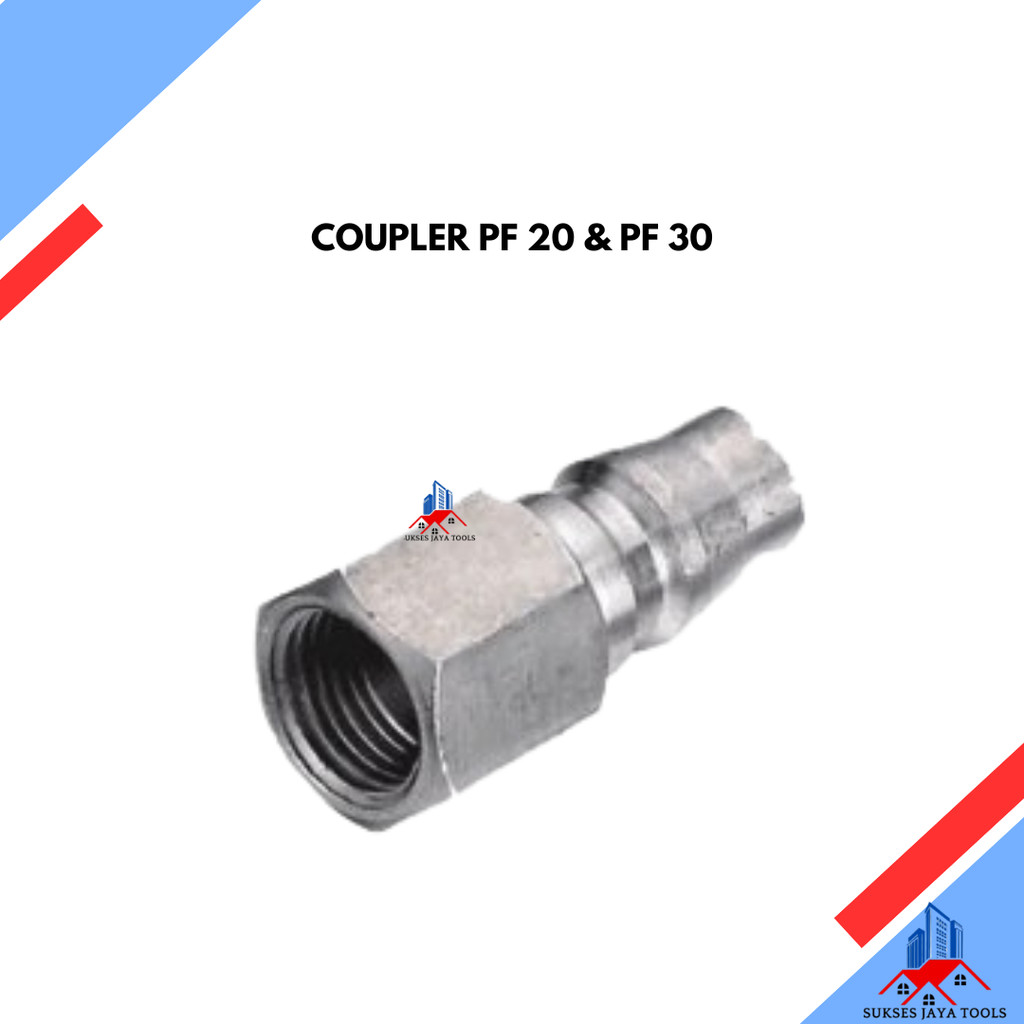 Jual Kopler PF / Coupler Quick Flug Type Female 20 PF / 30 PF 1/4 Inch ...