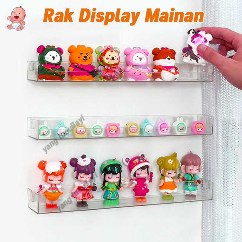Jual Rak Display Penyimpanan Rak Pajangan Akrilik Transparan Action ...