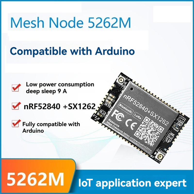 Jual Durable-N5262M Lorawan Module For Arduino NRF52840+SX1262 9Ua Low ...