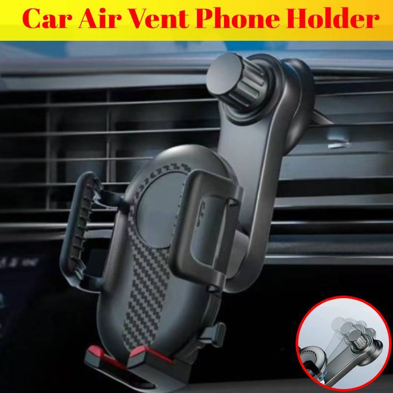 Jual Car Mobile Phone Holder Mount Metal Hook Cell Phone Bracket 360 ...