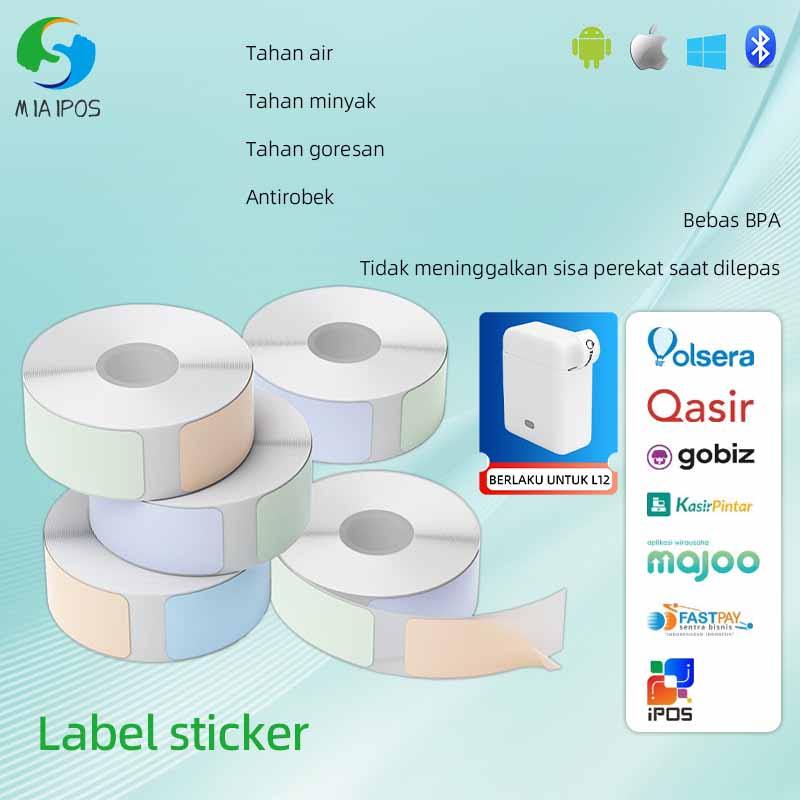 Jual Kertas Label Putih Thermal Roll, Stiker Expired Date, Kertas Label ...