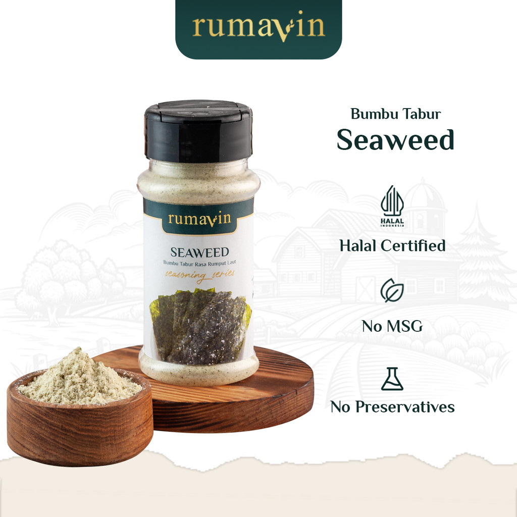 Jual Rumavin - Bumbu Tabur Premium Rumput Laut (Seaweed) No MSG Botol ...
