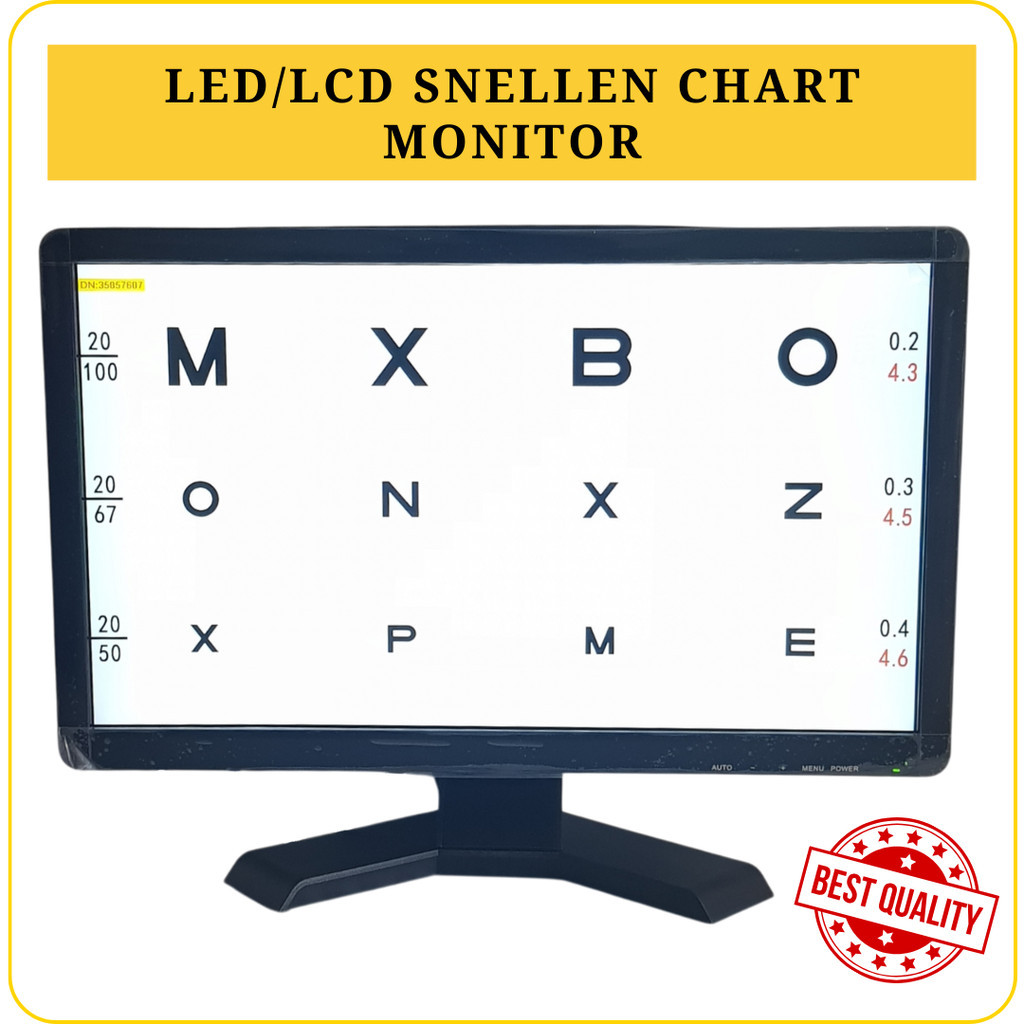 Jual Monitor Snellen Chart LED/LCD 185W – Layar Tes Visus Digital High ...