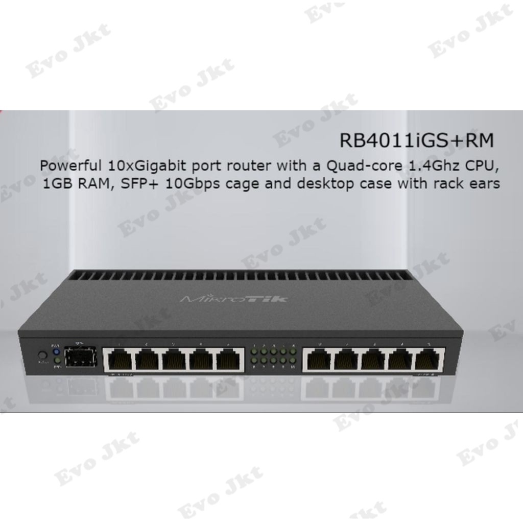 Jual Mikrotik Router indoor RB4011iGS+RM/RB4011/mikrotik rb4011 ...