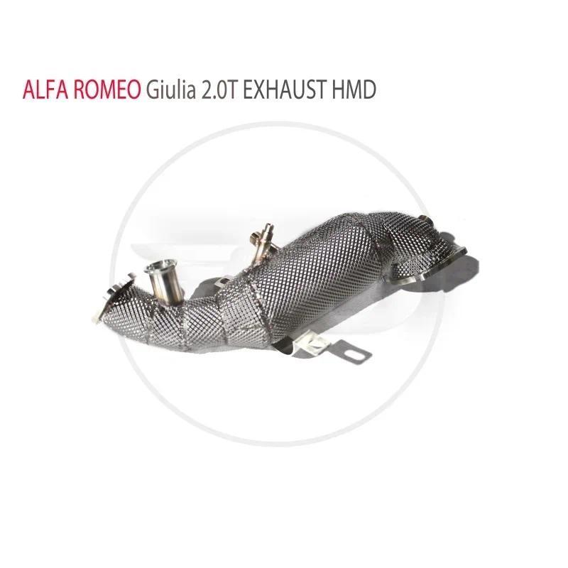 Jual Section High flow Pipes branch downpipe Exhaust Pipe with for Alfa ...