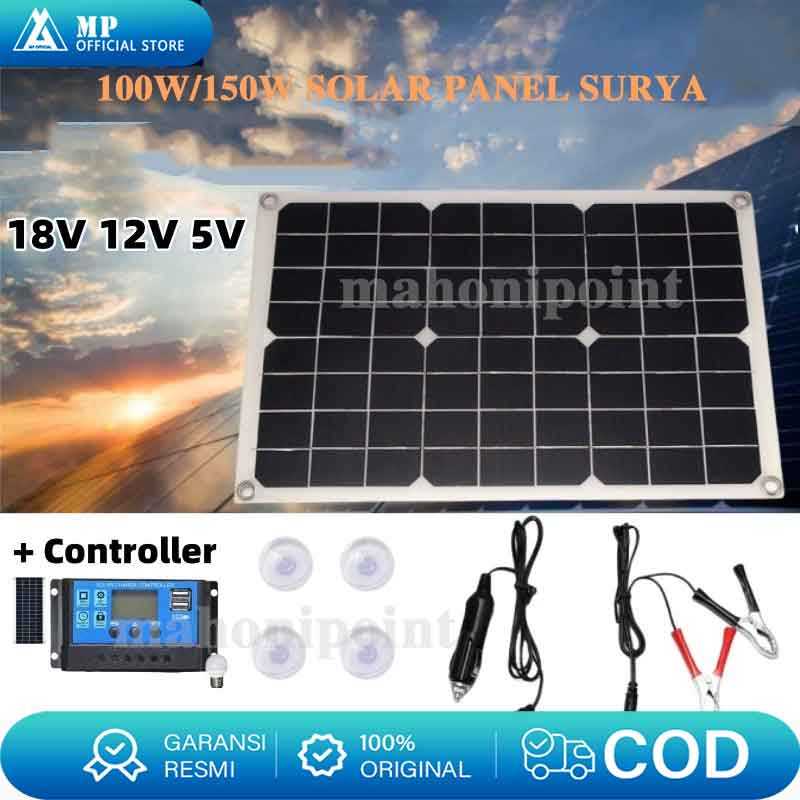 Jual 100W/150W SOLAR PANEL SURYA PEMBANGKIT LISTRIK TENAGA SURYA 60W ...