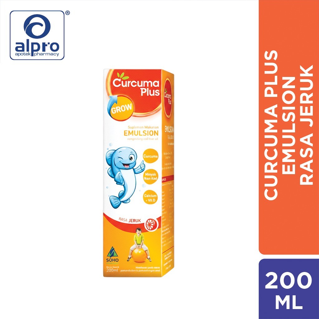 Jual Curcuma Plus Emulsion Jeruk 200 Ml | Shopee Indonesia
