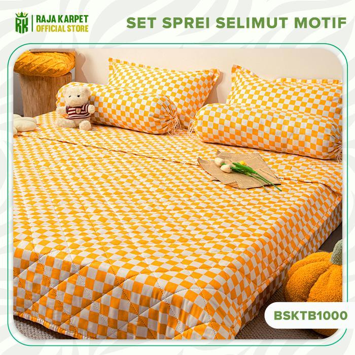 Jual RAJA x RACUNNUUNA Sprei Set Sarung Bantal Guling & Selimut ...
