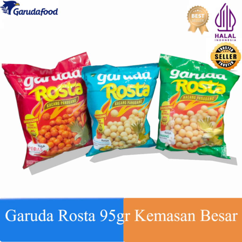 Jual GARUDA FOOD ROSTA KEMASAN BESAR 90gr/95gr | Shopee Indonesia
