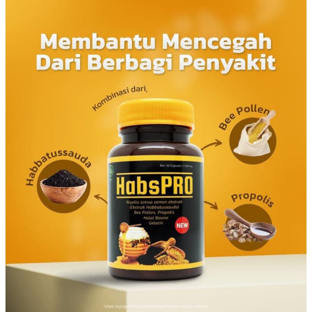 Jual Habspro Suplemen Herbal Penangkal Radikal Bebas | Shopee Indonesia
