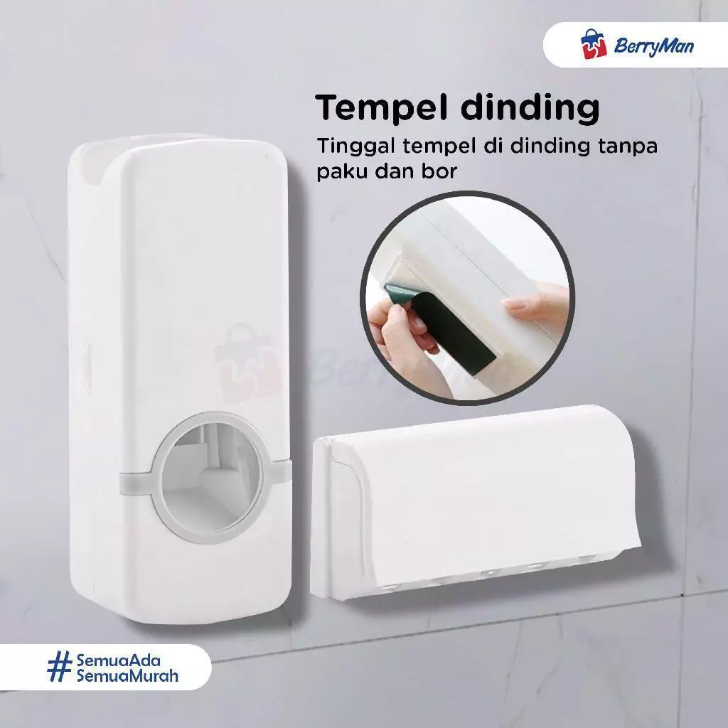 Detail tempat sikat gigi
