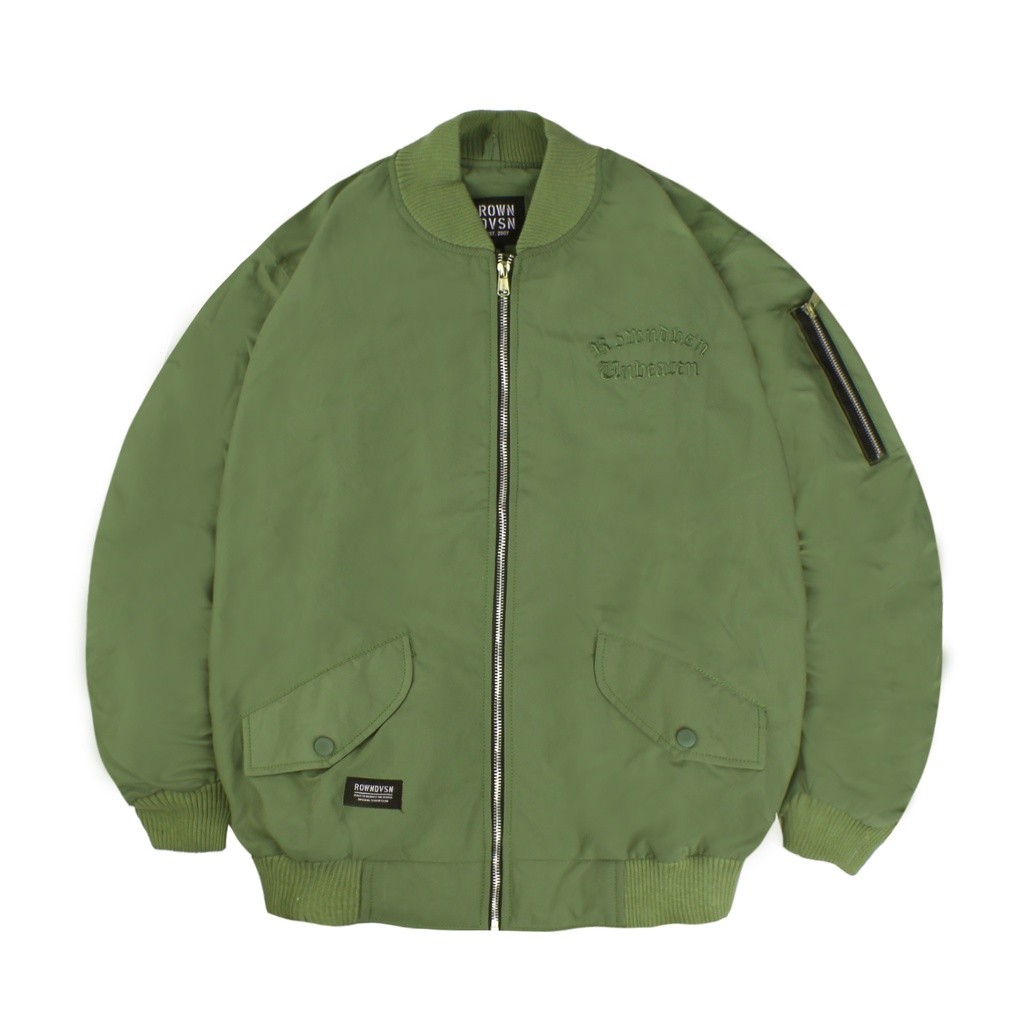 Jual Rown Division Official Bomber Jacket Gothician Green | Shopee ...