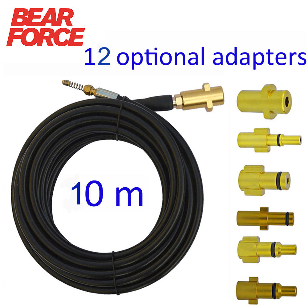 Jual 10m High Pressure Washer Pipeline sewage dredging jet hose Sewer ...