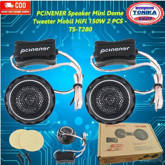 Jual Speaker Mini mobil Dome Tweeter Mobil HiFi 140W 2 PCS - TS-T280 ...