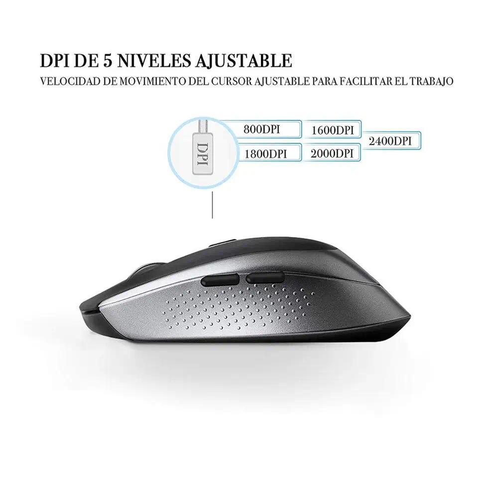 Jual French keyboard wireless mouse azerty suitable for game PC player ...