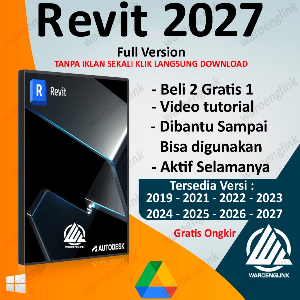 Jual Revit 2027 Revit 2026 Full Aktivasi Windows Full Version + Video ...