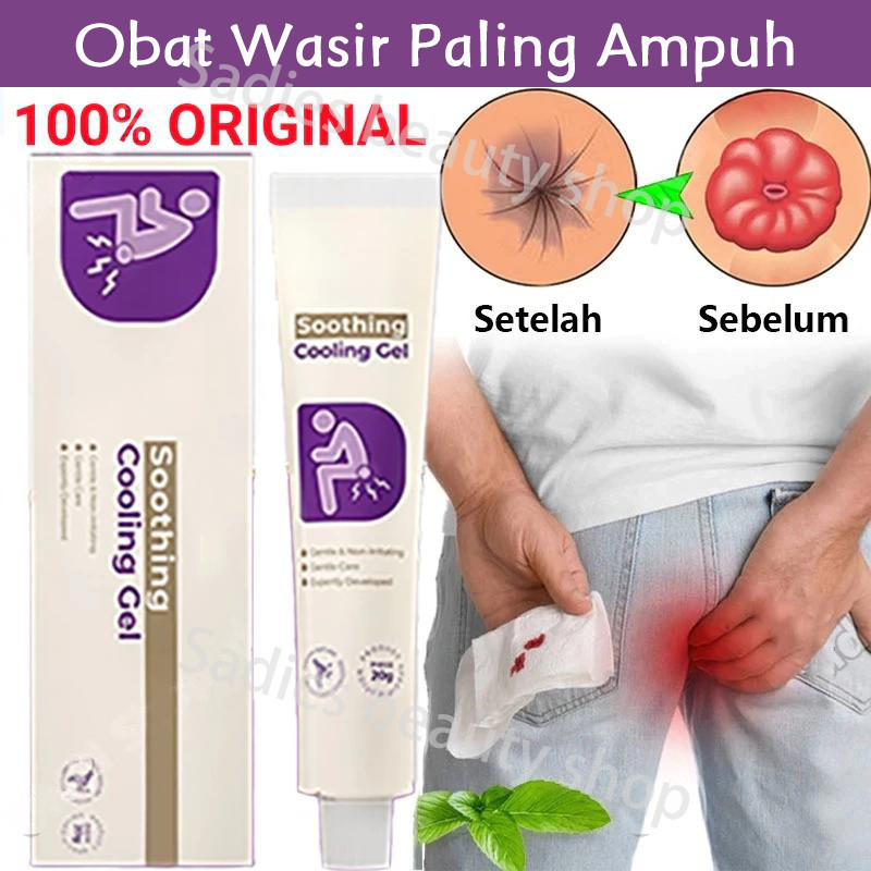 Obat Wasir Salep Wasir Original Soothing Cooling Gel Salep Ambeien Paling Ampuh Obat Hemoroid Herbal Hemorrhoid Cream Menghilangkan Benjolan Wasir Internal Dan Eksternal