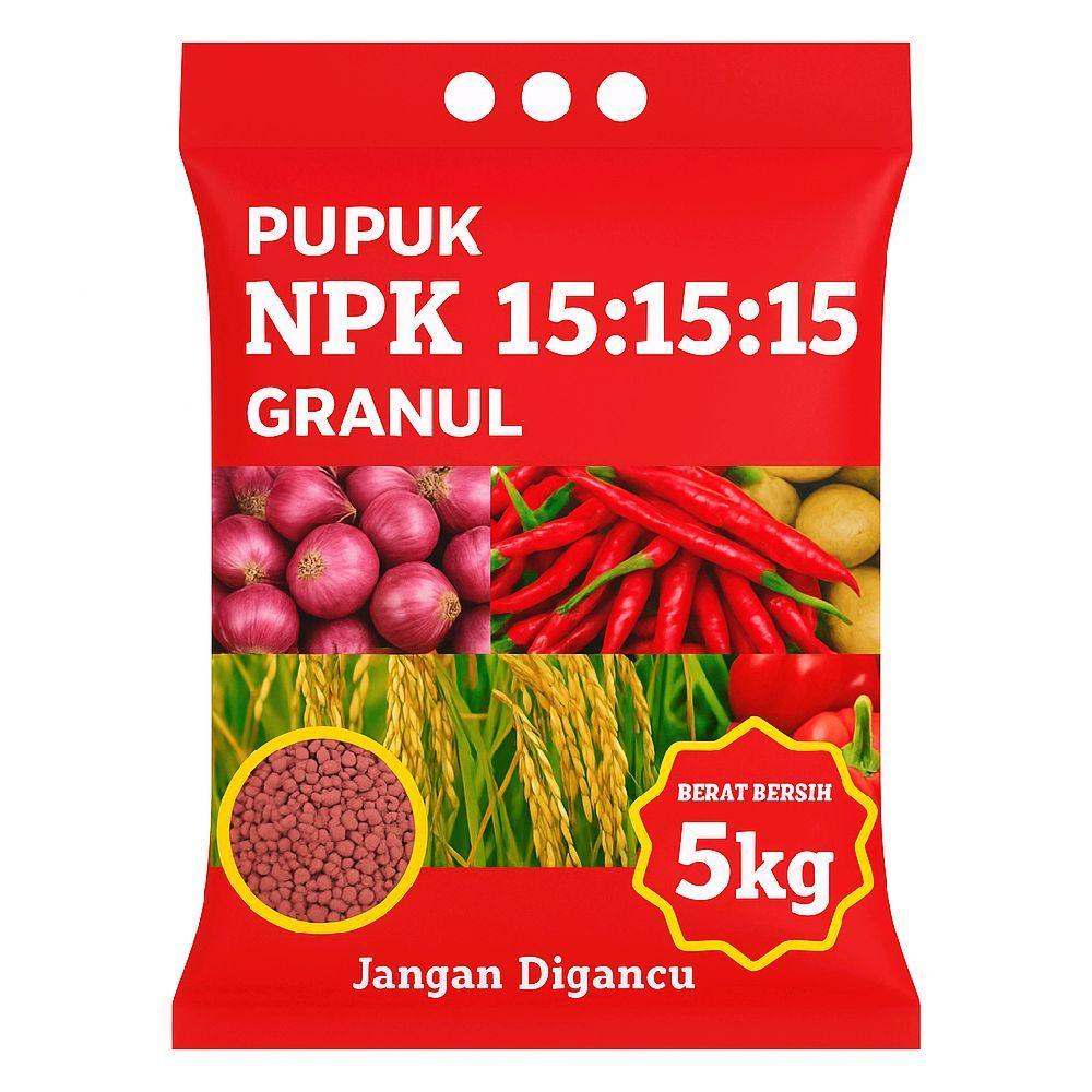 Pupuk NPK 15 15 15 kemasan 5 kg Original