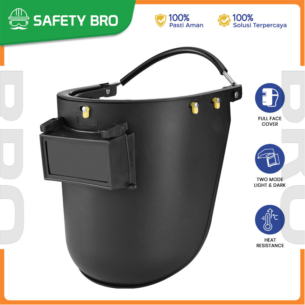 Jual GOSAVE Kedok Las Bracket Topeng Las Full Face Pelindung Wajah ...