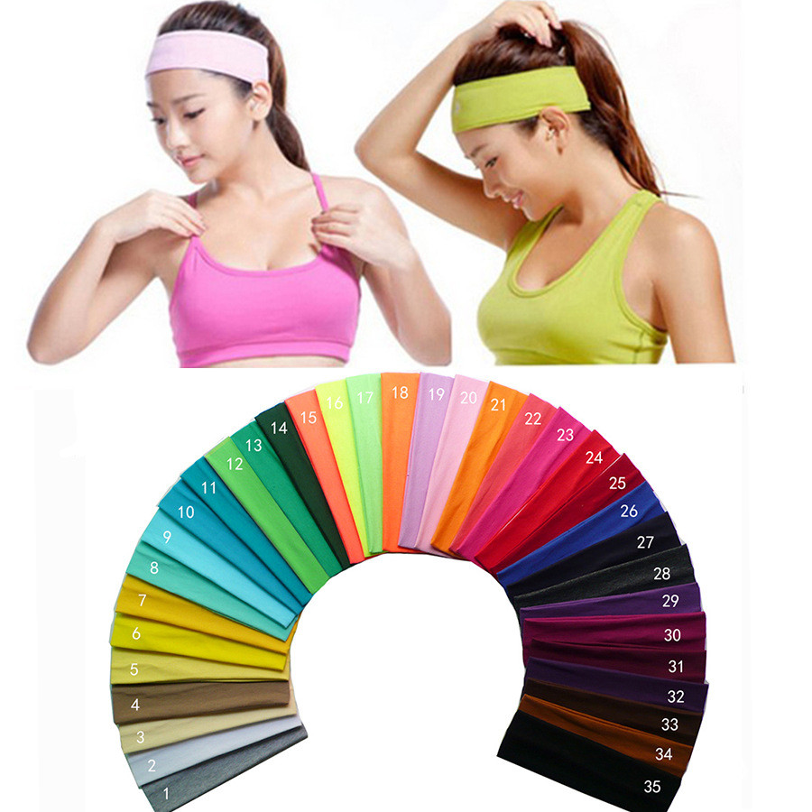 Jual Headband Olahraga Yoga Wanita Bando Kain Nyaman untuk Gym Lari