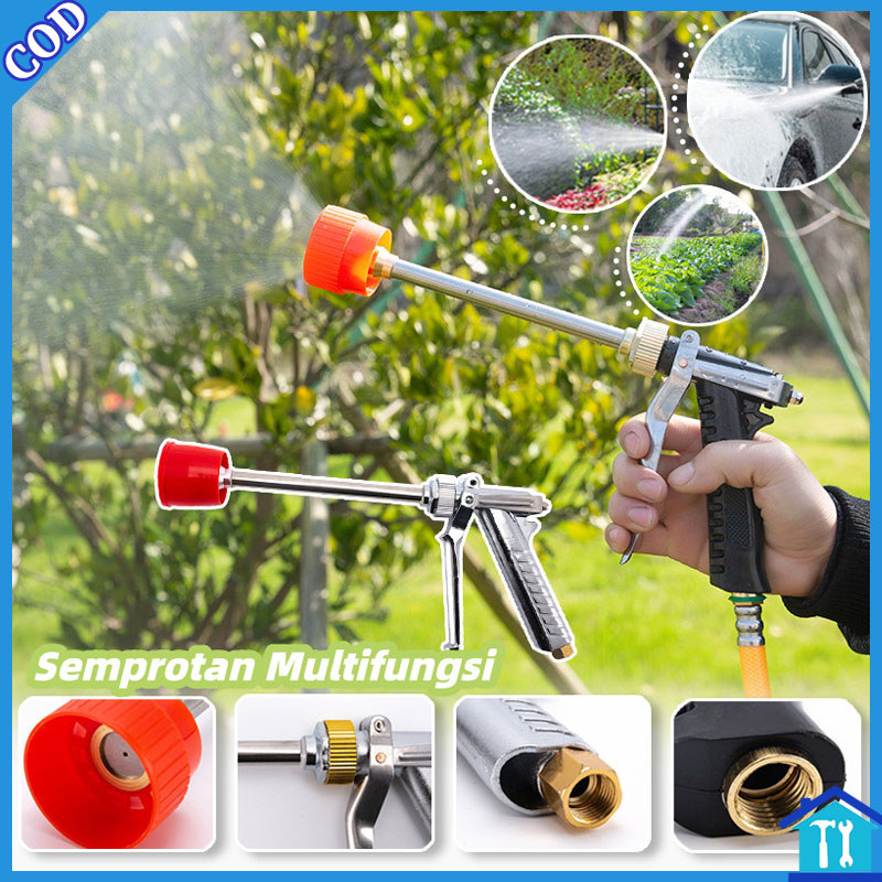 Jual Semprotan Pistol Air Nozzle Spray Hose Water Gun High Pressure ...