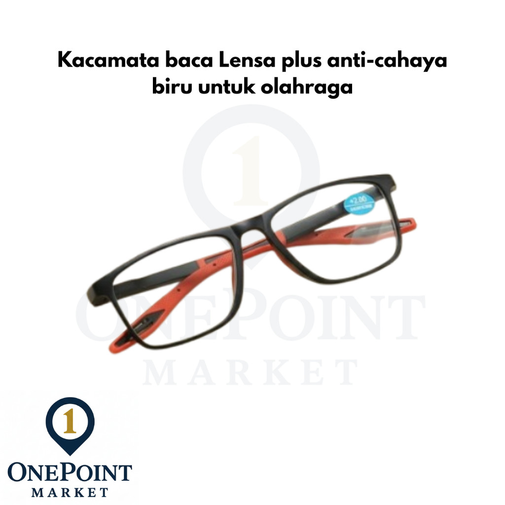 Jual Kacamata baca Lensa plus anti-cahaya biru untuk olahraga | Shopee ...