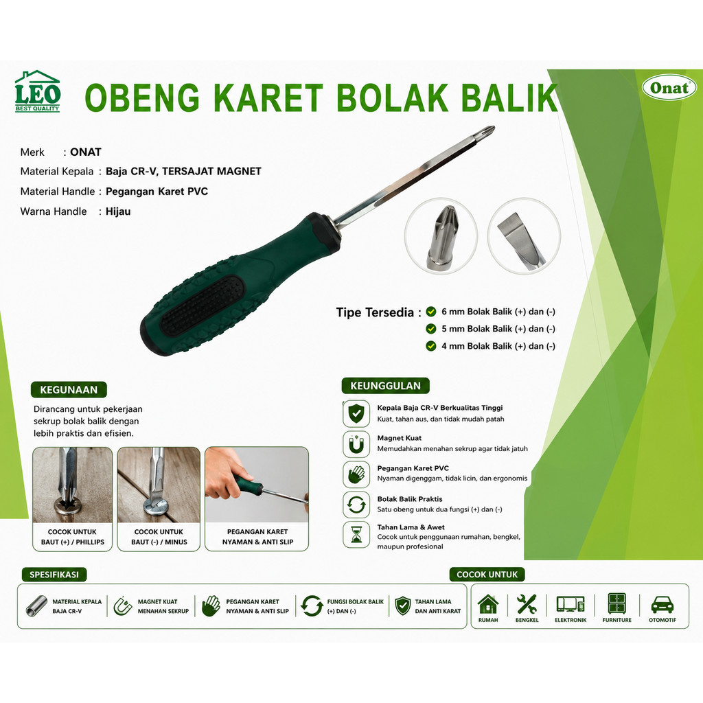 Jual Obeng Plus Minus Terlengkap & Harga Terbaru Juni 2026 | Shopee ...