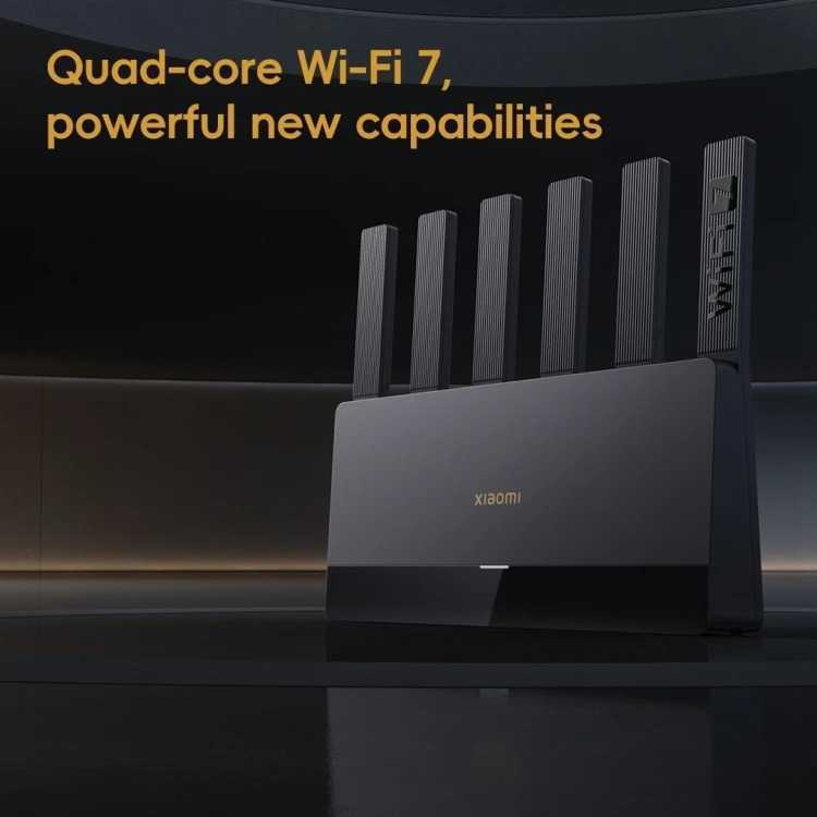 Jual Xiaomi Router WiFi 7 6 Antenna Dual Band Qualcomm 4K QAM OFDMA MLO ...