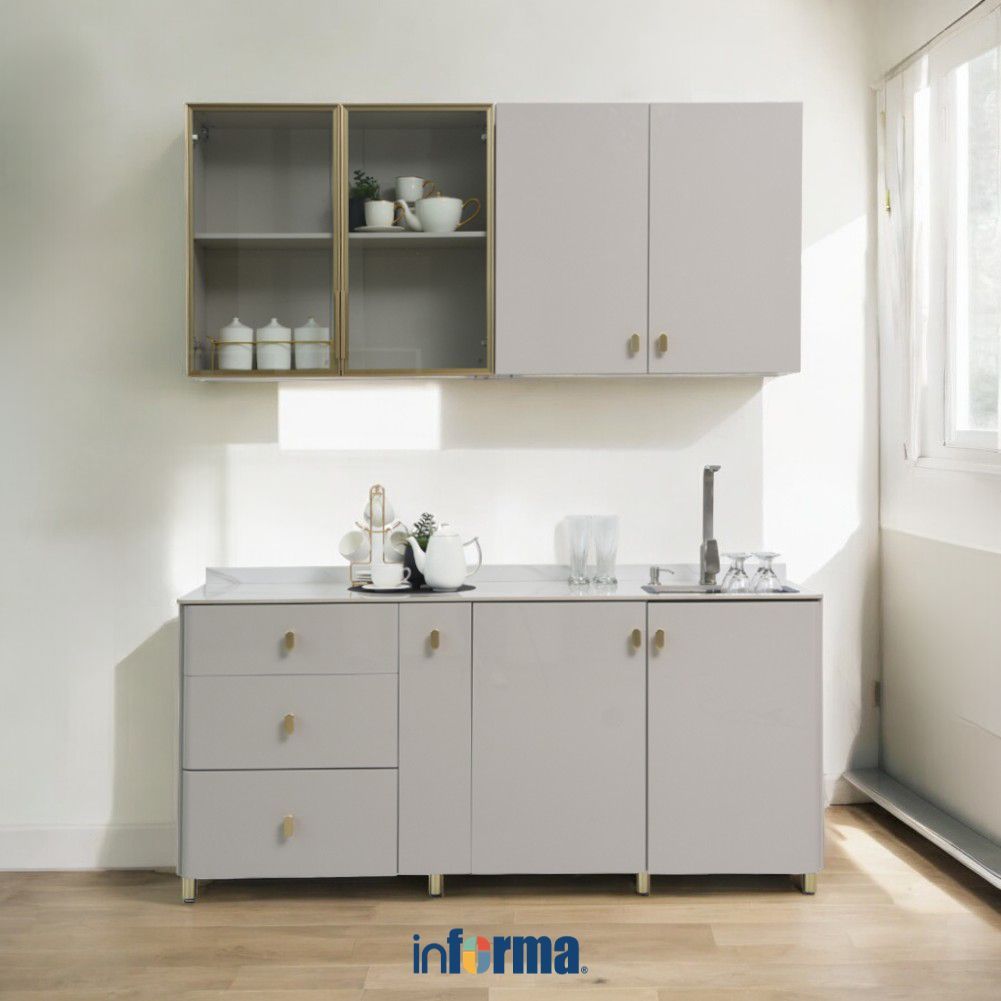 Jual Informa Ivest-2 Kitchen Set Dengan Wastafel - Abu-Abu Taupe ...