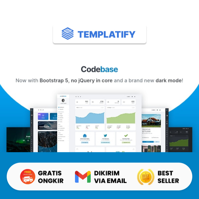 Jual Codebase v5.10 - Bootstrap 5 Admin Dashboard Template & Laravel 11 ...