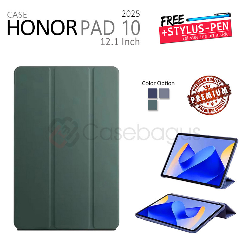 Jual Honor Pad 10 12.1 Inch - Ultra Slim Smart Leather Flip Case Cover ...