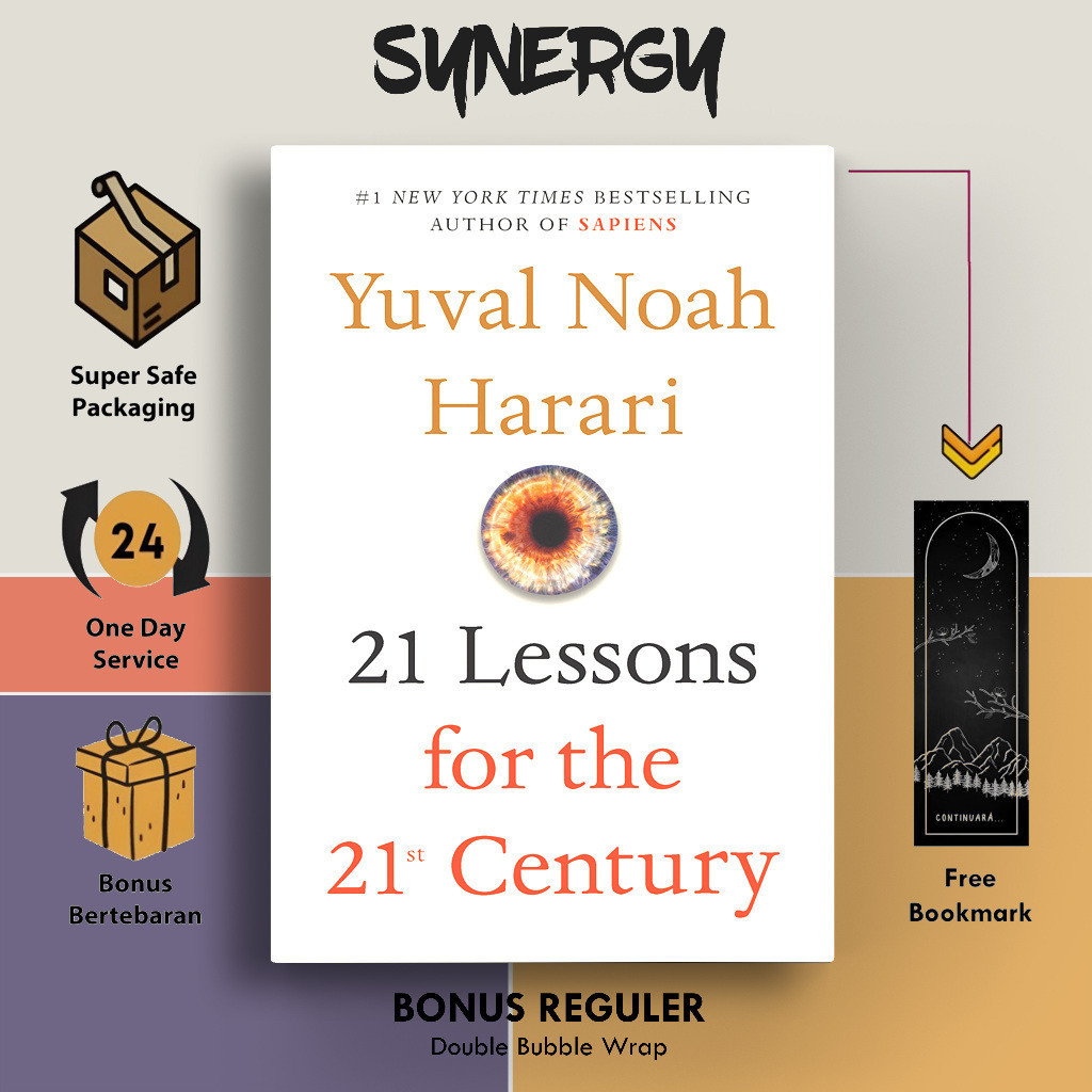 Jual 21 Lessons for the 21st Century by Yuval Noah Harari | Shopee ...