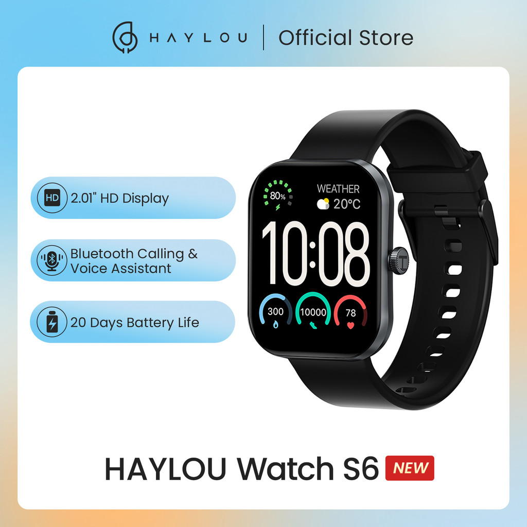 Jual HAYLOU Wat S6 Smartwat 2.01