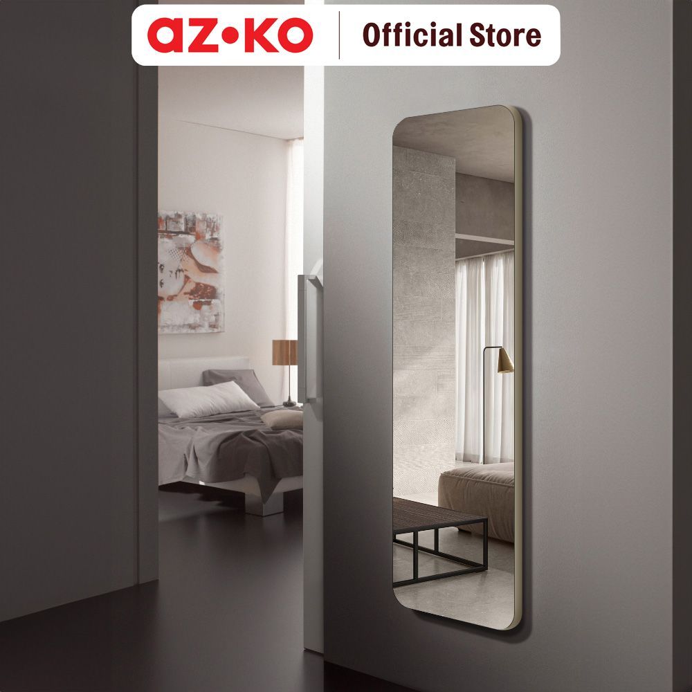 Jual AZKO Acroz 115x40 cm Cermin Dinding Frame Od-Jz19-1 - Cokelat ...