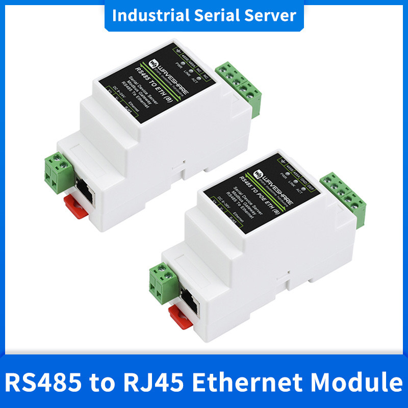 Jual Industrial Serial Server RS485 to RJ45 Ethernet Module TCP/IP to ...