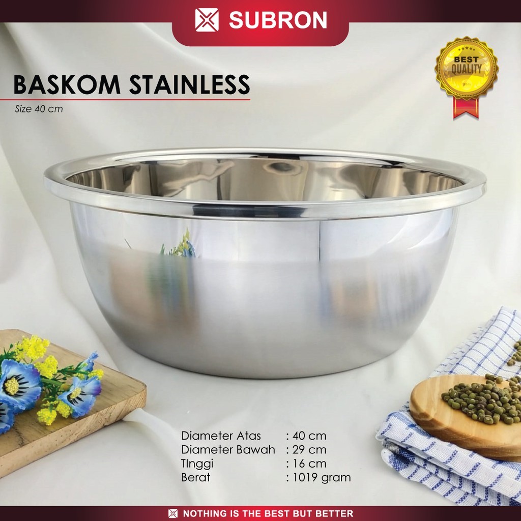 Jual Baskom Stainless Terlengkap & Harga Terbaru Juli 2026 | Shopee ...