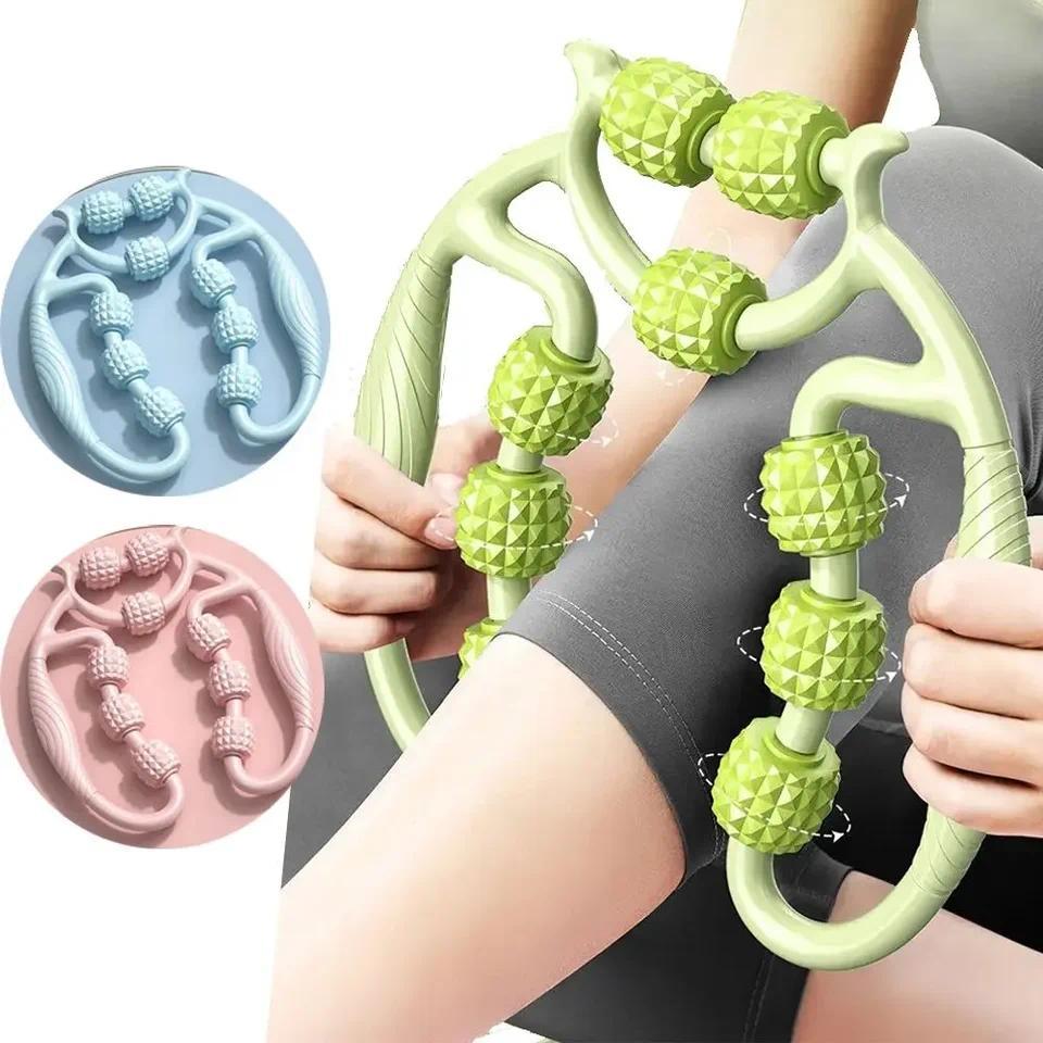Jual Ring Muscle Roller Massager Foam 360° Legs Acupressure Massager ...
