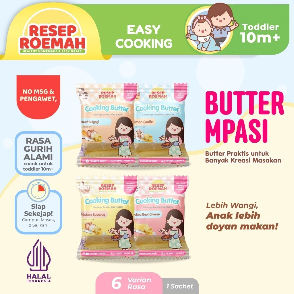 Jual Resep Roemah Australian Grass Fed & Ghee Cooking Butter | Shopee ...