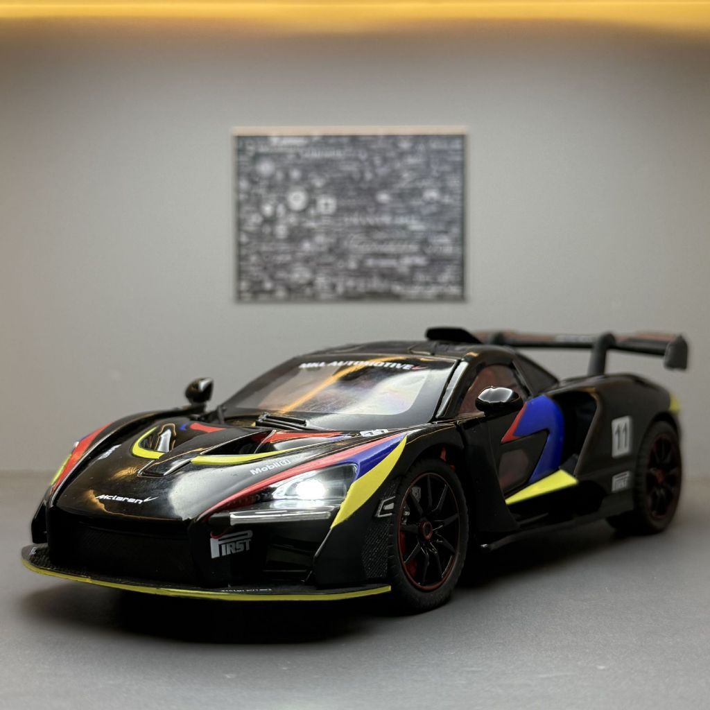 Jual (R334) Diecast Alloy Mcleren Senna scala 1:24 Dengan Lampu suara ...