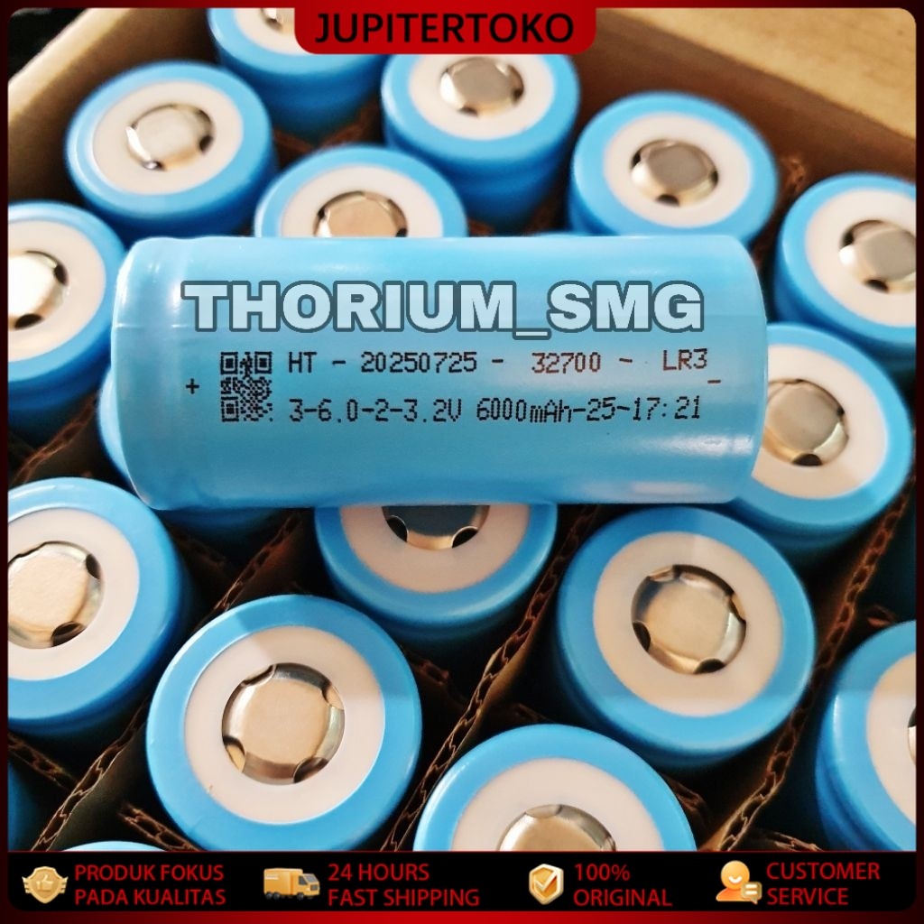 Jual Baterai Lifepo4 32650 6Ah/6000mAh Merek HT (NEW) | Shopee Indonesia