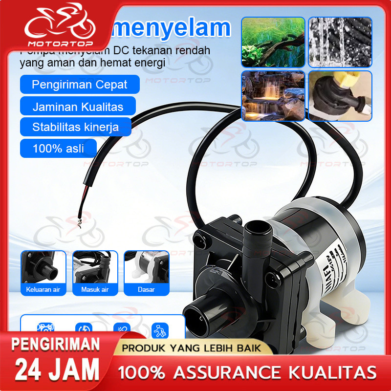 Jual Pompa Air Mini DC 12V 8W / Mini Submersible Water Pump/pompa air ...