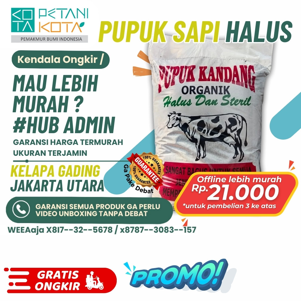 Jual Pupuk Kandang Sapi Penyubur Tanaman Berkualitas | Shopee Indonesia