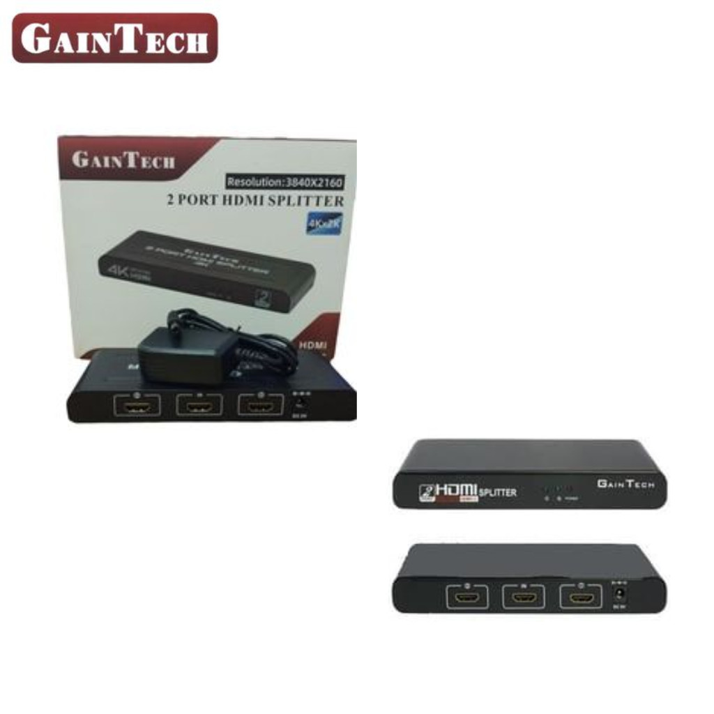 Jual GAINTECH Splitter Hdmi 1-2 4k | Shopee Indonesia