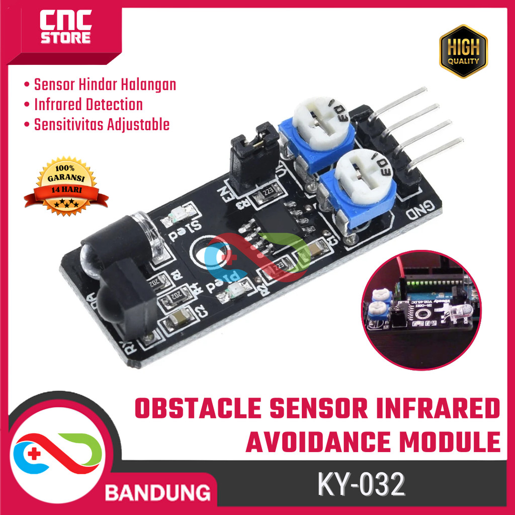 Jual KY-032 Obstacle Avoidance Sensor Infrared Module Sensor Hindar ...