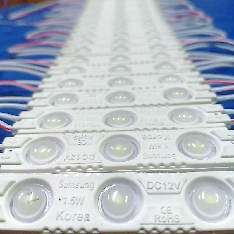 Led module lensa frosted doof warna putih 1.5W DC 12V