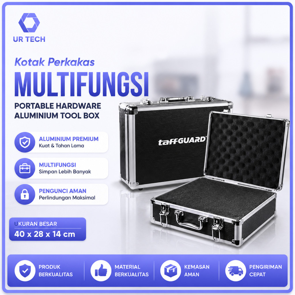 Jual UR Tech DIY Box Koper Alumunium + Busa Foam Multifungsi Kotak ...