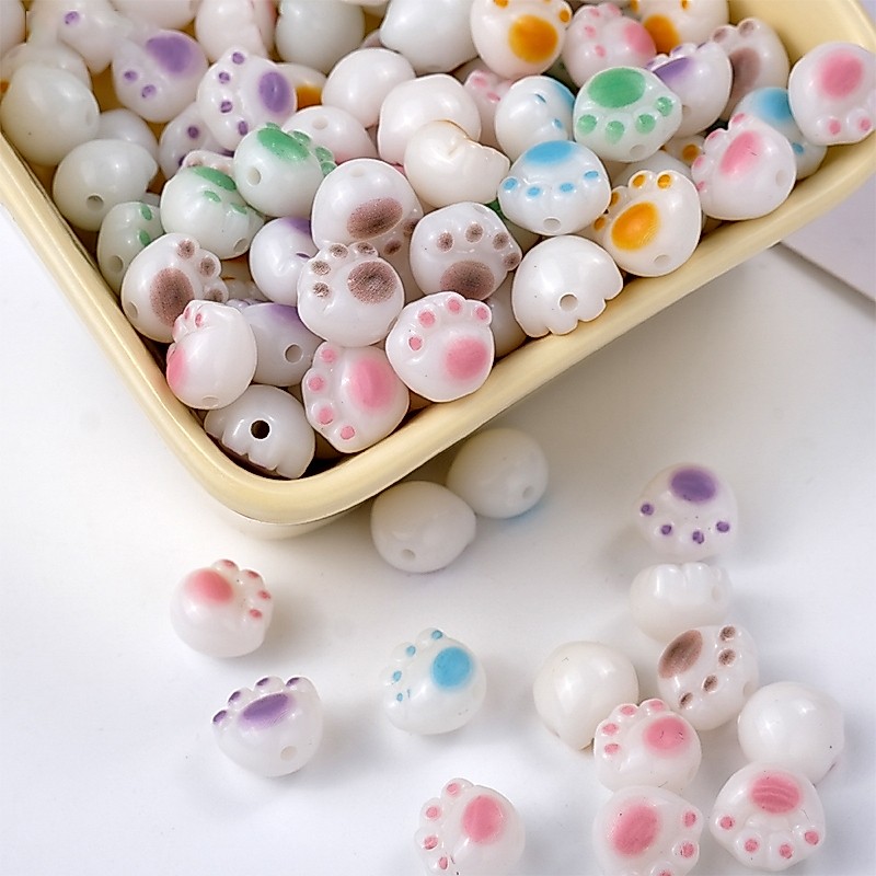 (12psc) Cat Claw Beads Siap Saham Saham Kucing Cakar Bahan Handmade Diy