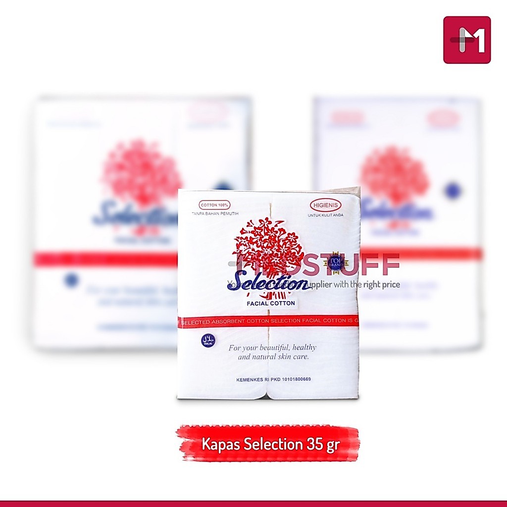 Kapas Wajah Selection 35gr Kapas Pembersih Kecantikan Facial Cotton